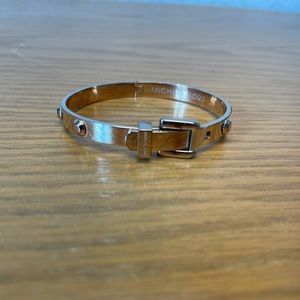 Michael Kors Rose Gold Buckle Bracelet